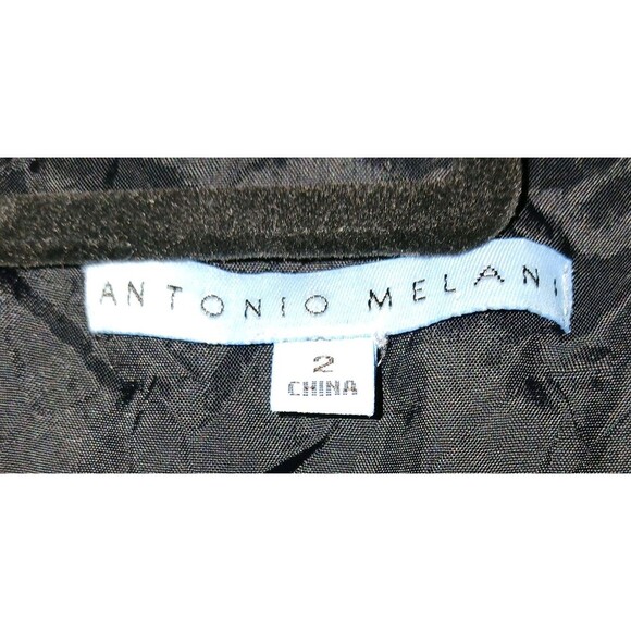 Antonio Melani Black White Damask Floral Sheath Dress Women’s Size 2 Career - Picture 6 of 14